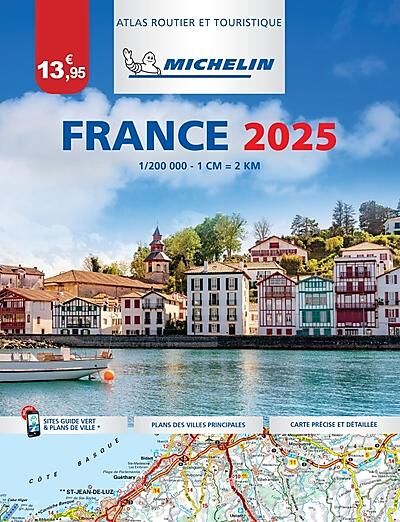 MICHELIN - ATLAS FRANCE BROCHE 2025