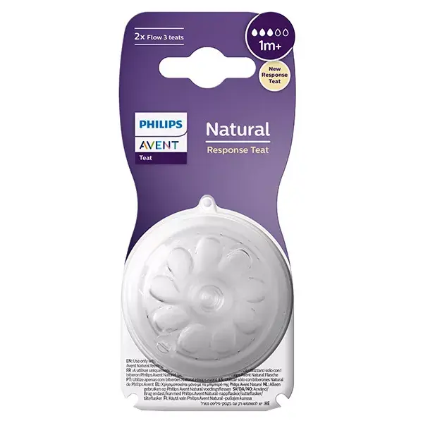Avent Tétine Natural Response T3 +1m Lot de 2