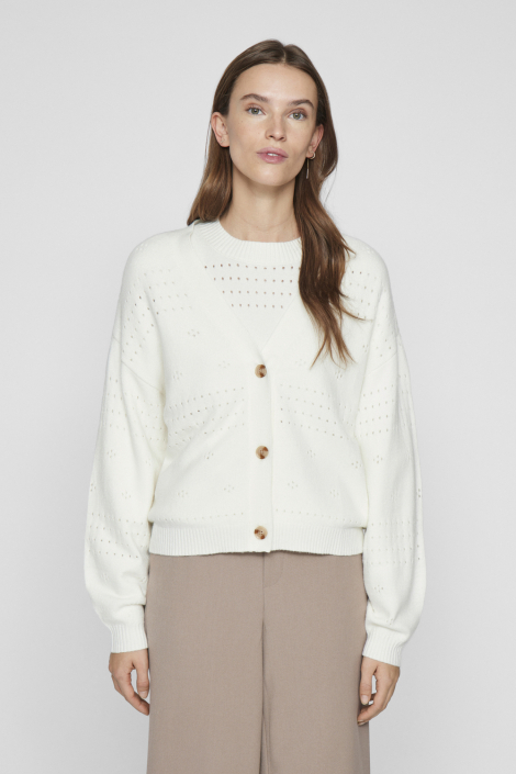 Vila ecru dames vest