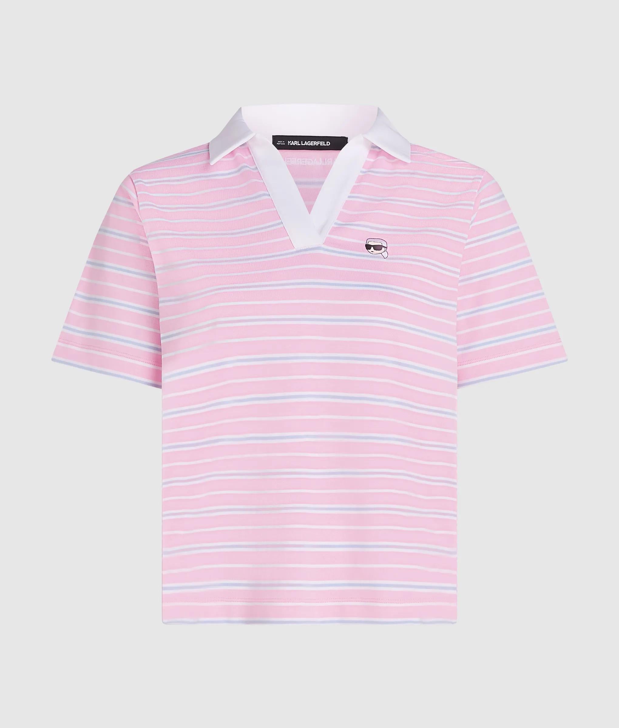 Ikon gestreept poloshirt