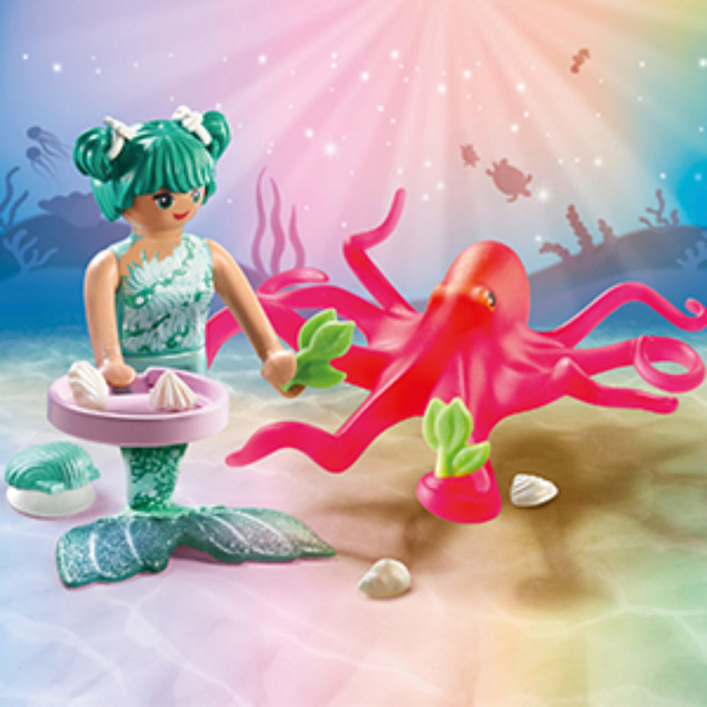 Køb Playmobil® Mermaid With Colour-Changing Octopus
