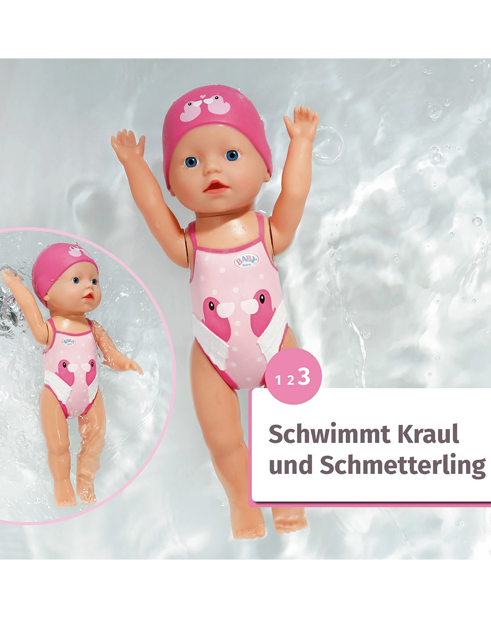 BABY born® Puppe MY FIRST SWIM GIRL (30cm)
