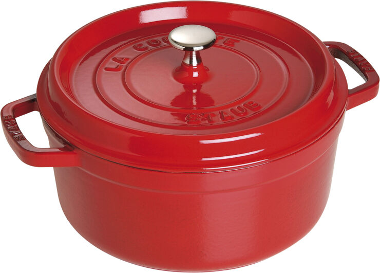 Staub La Cocotte 24 cm rød Rød