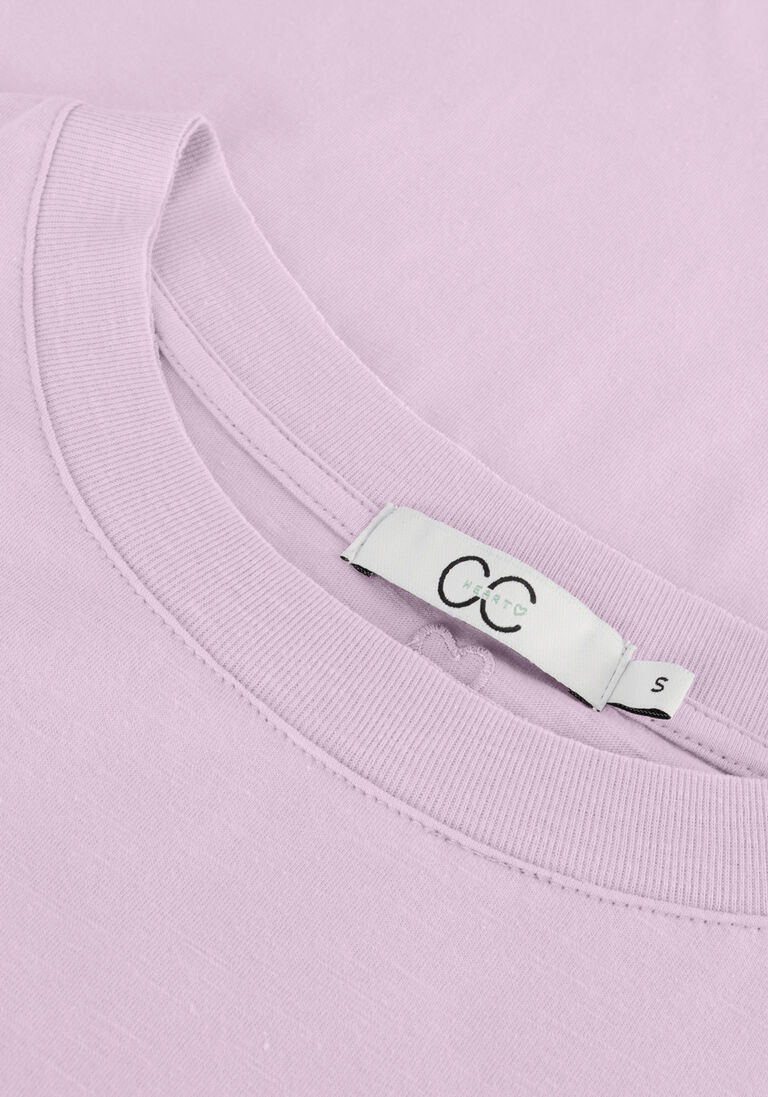 CC HEART lila cc heart t-shirt cc heart basic t-shirt