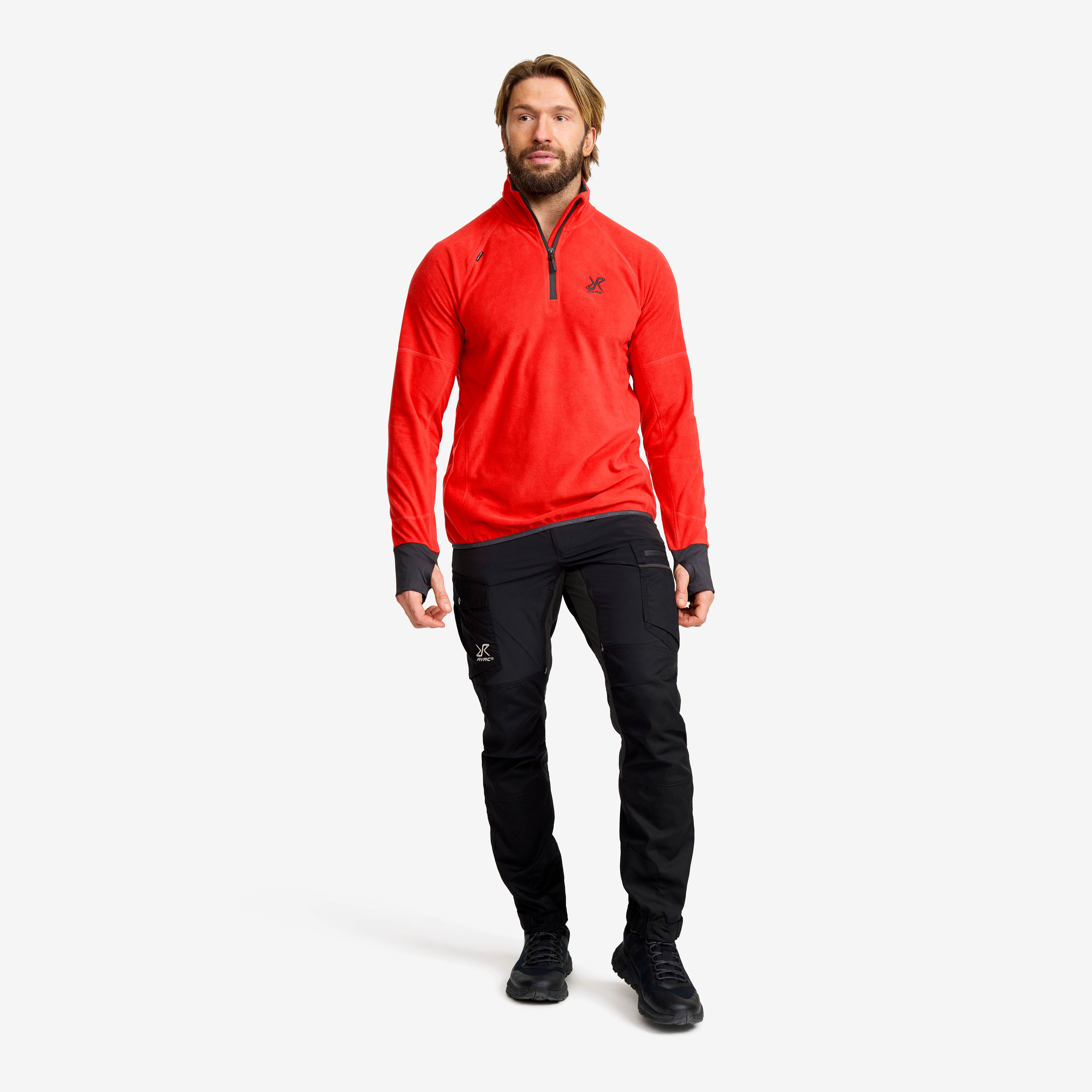 Trekker Fleece Herre Mars Red