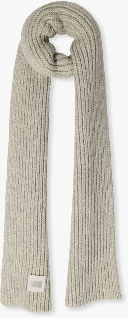 UGG lichtgrijze ugg muts chunky rib knit set
