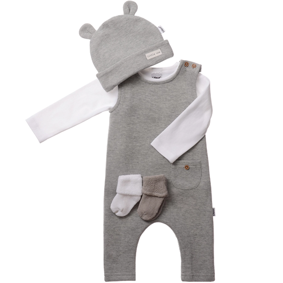 Liliput Baby-Bekleidung (Set, 5-tlg.) Erstausstattungsset Grau