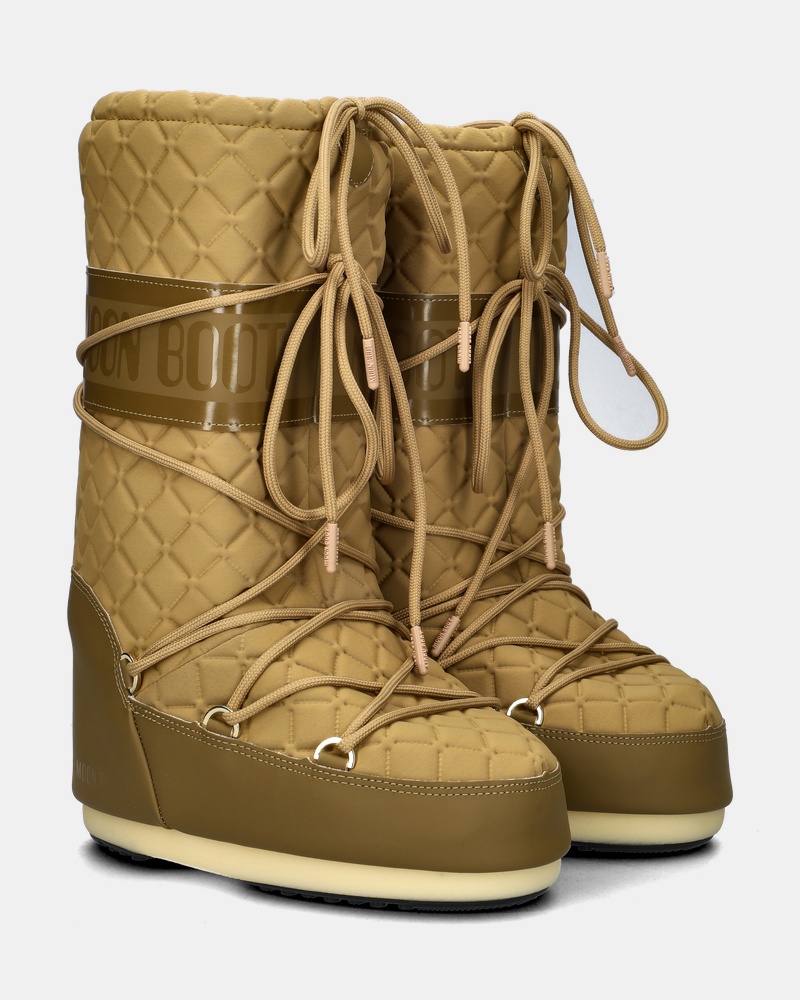 Moonboot The Original Icon Quilt Snowboots  - cognac