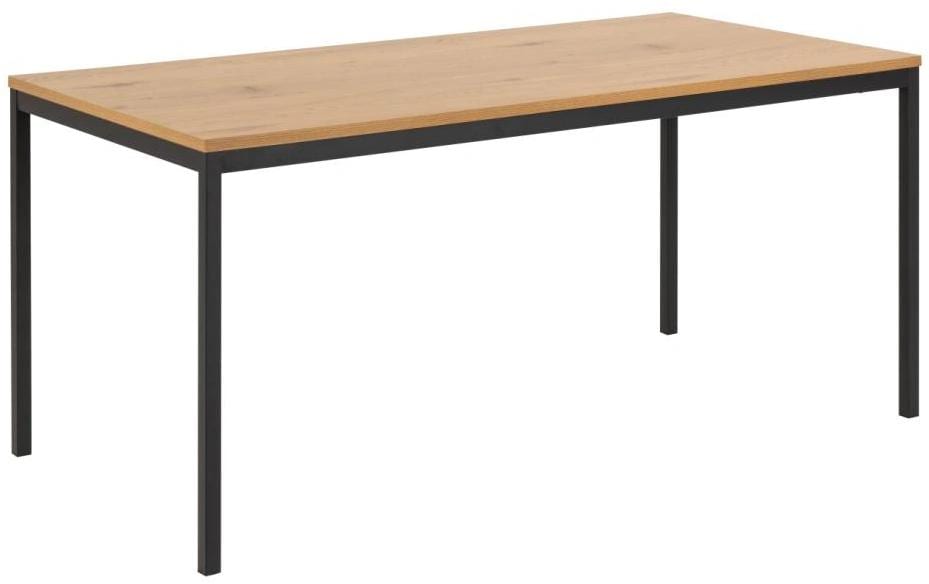 Tisch Seaford Eiche/Schwarz<br>Esstisch
