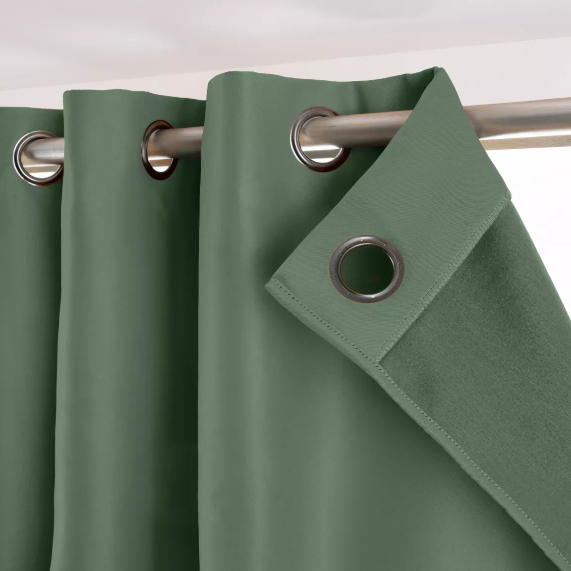 Rideau obscurcissant thermique (180 x 260 cm) Calore Vert romarin