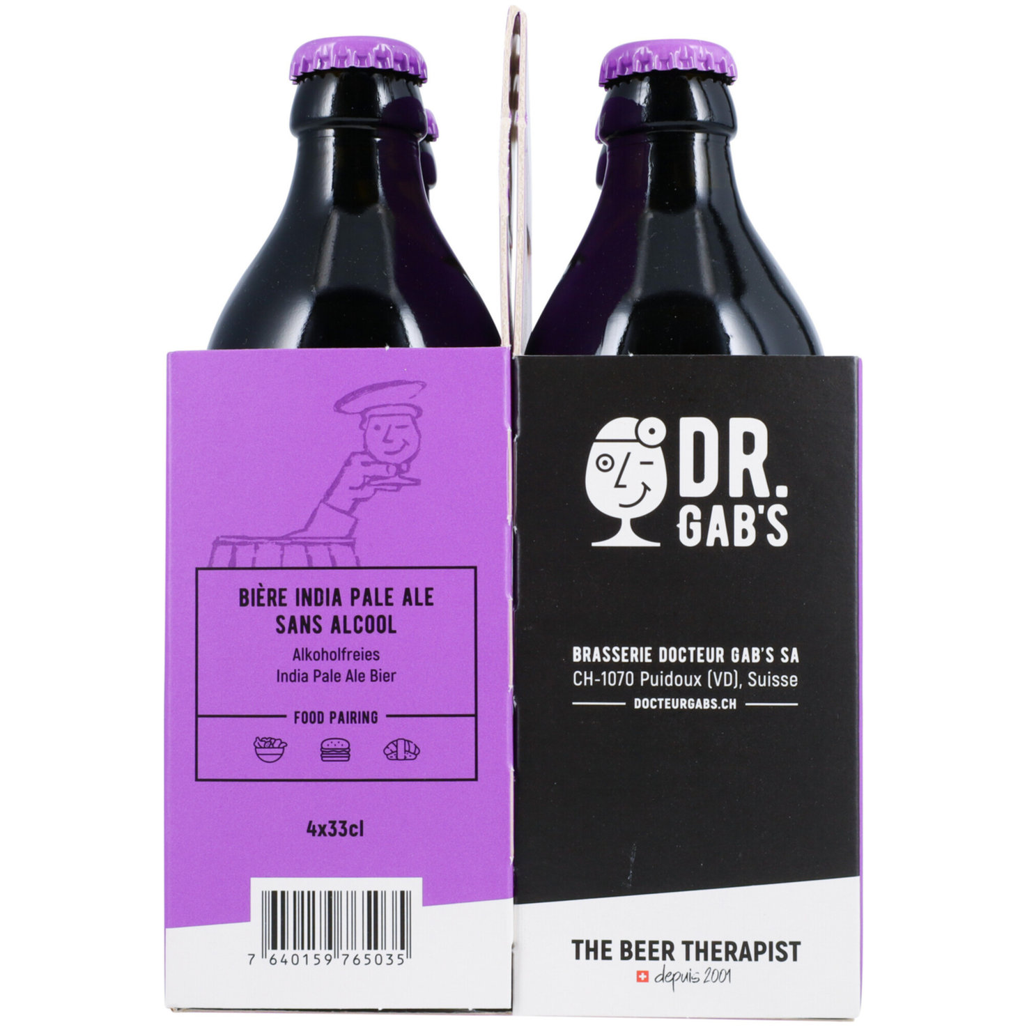 Docteur Gab's Placebo alkoholfrei 4x33cl -132cl