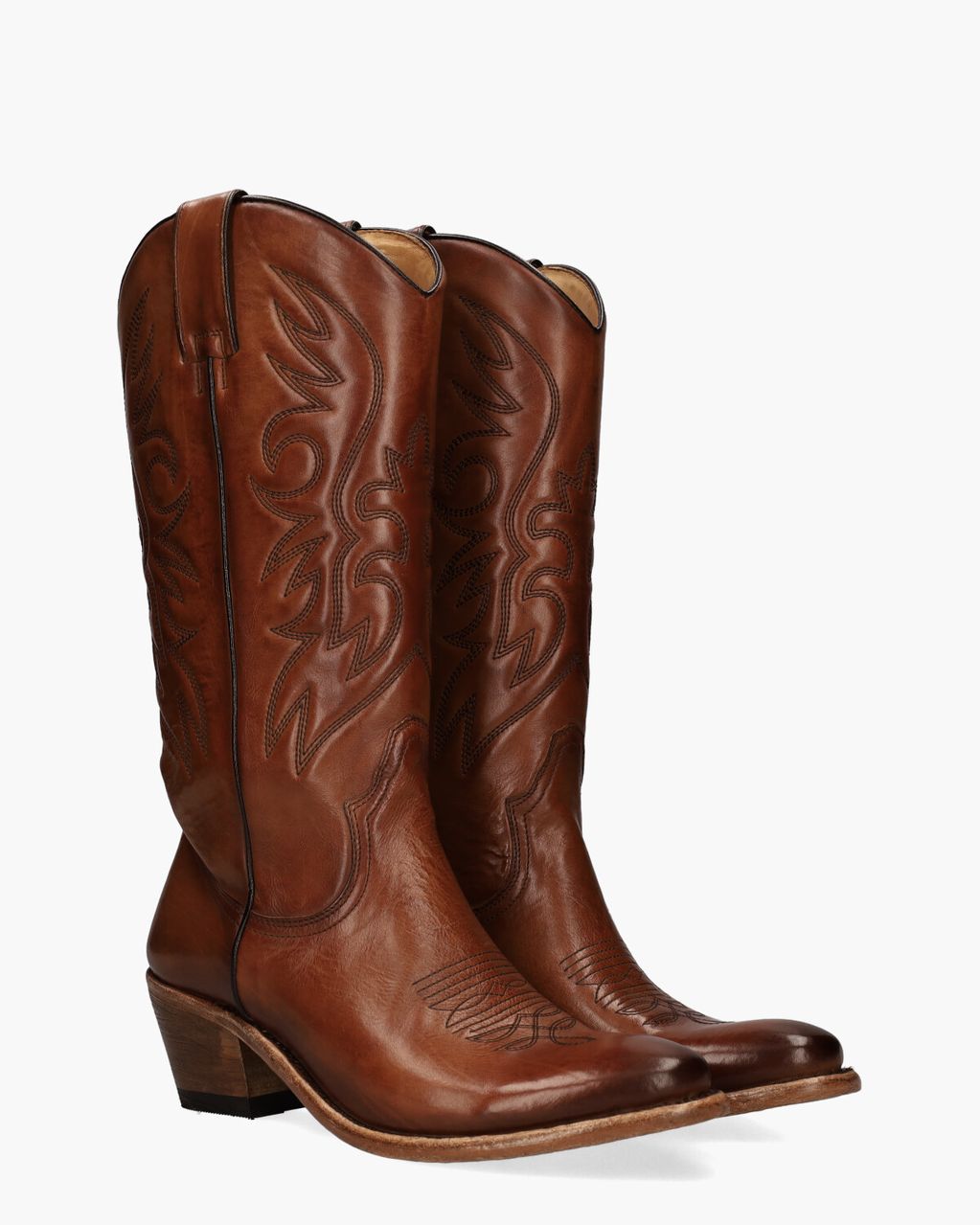 Perlita Peaches Helden Cognac Damesboots