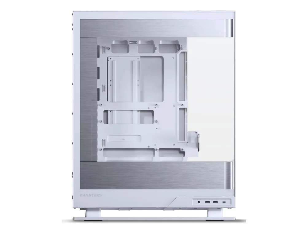 Phanteks Evolv Series X2 - Mid tower - udvidet ATX - sidepanel med vindue (hærdet glas) - ingen strømforsyning (ATX) - sølvhvid - USB/Lyd