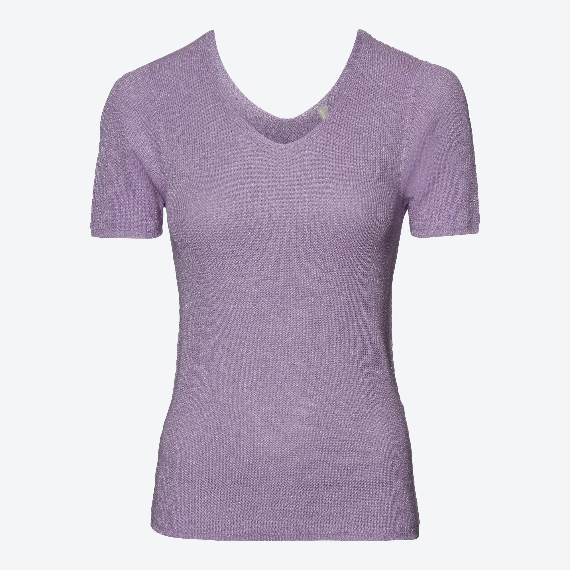 Damen-Strick-T-Shirt mit Lurex