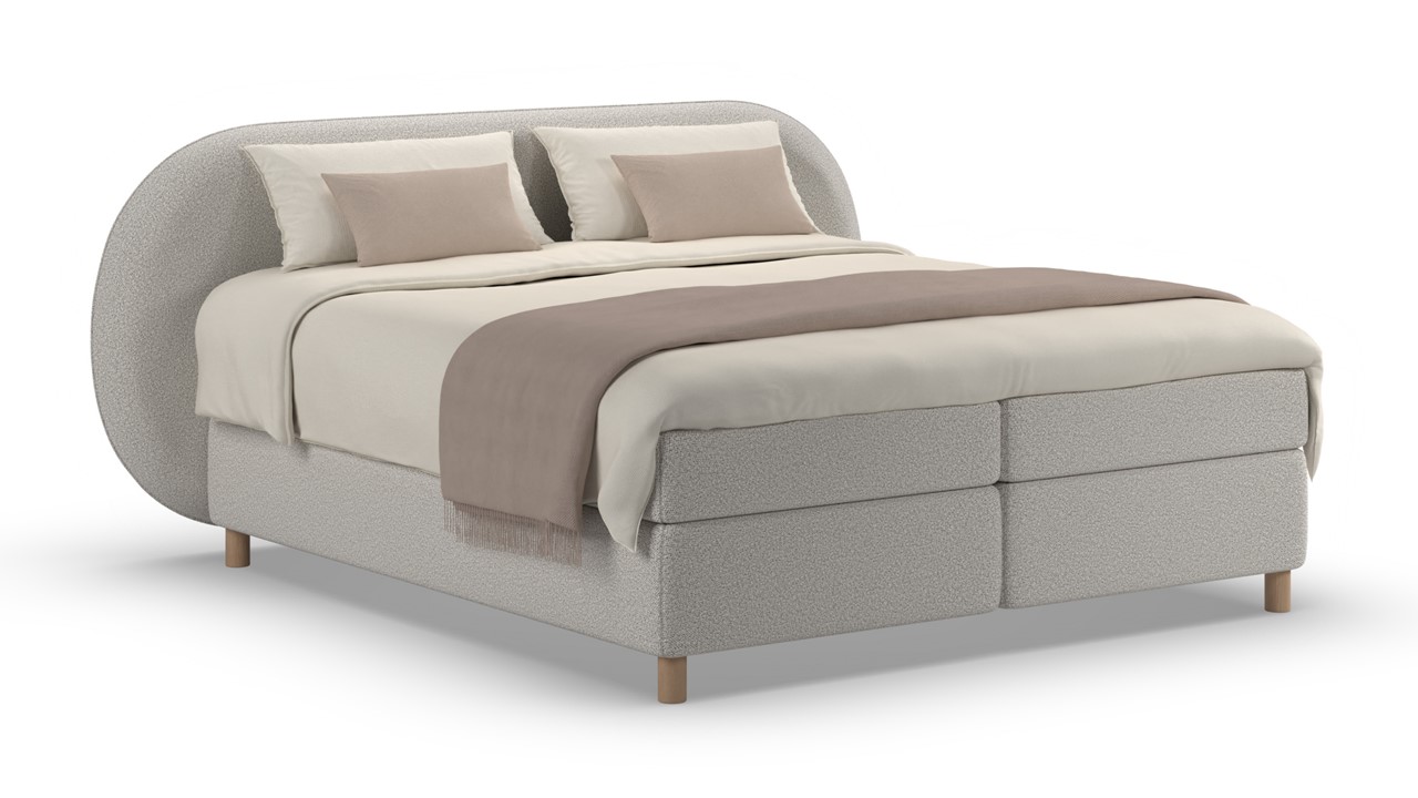 Boxspring Flow - Wool look off white
