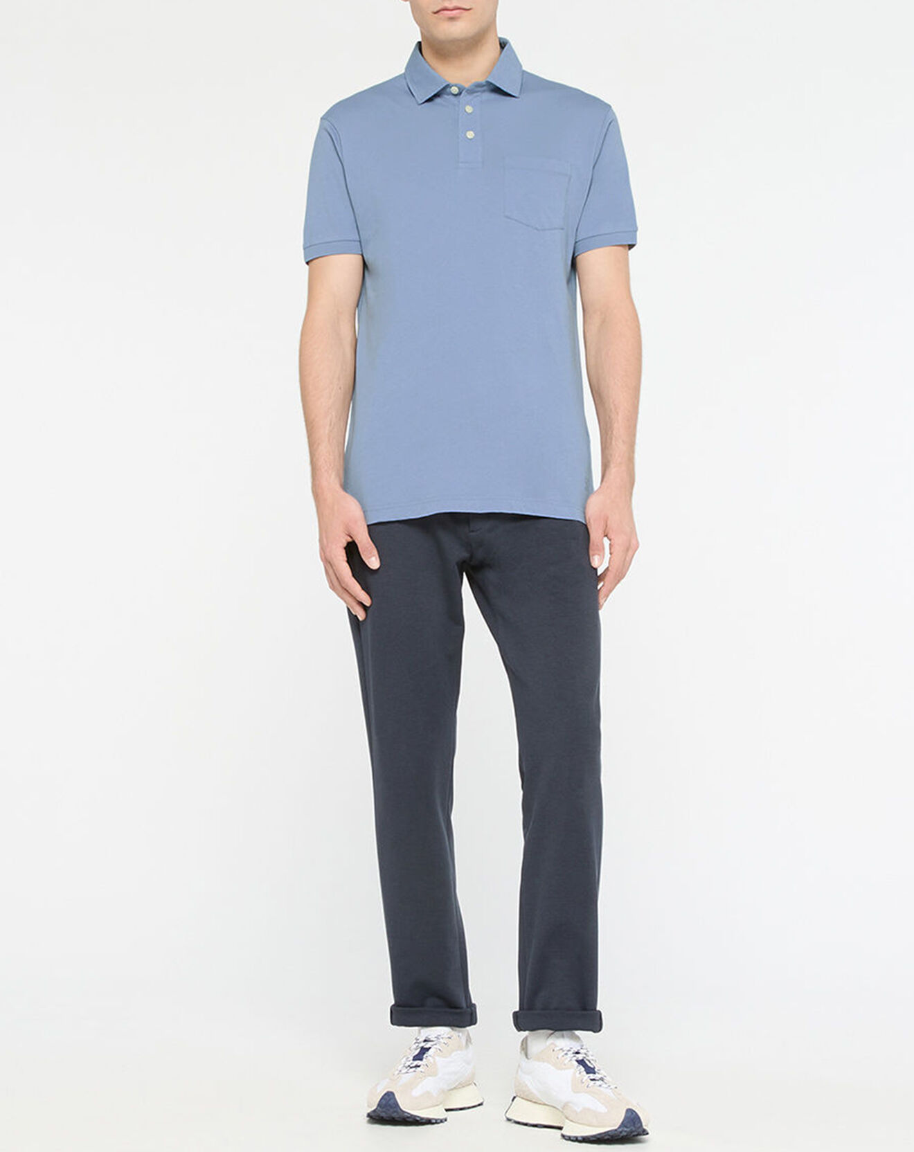 Hackett London Polo Regular Fit Jersey bleu ciel