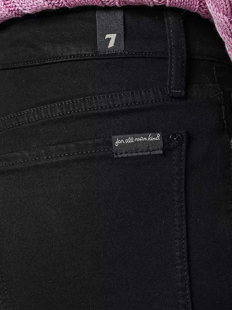 7 FOR ALL MANKIND Jeans Skinny Fit 7/8 THE ANKLE schwarz