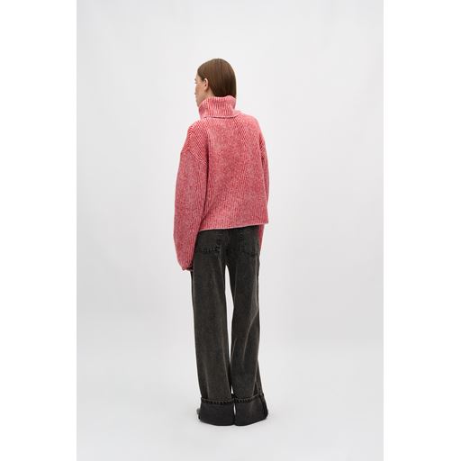 mbyM Kemina-M Striktrøje, Red Rose Stripe, L/XL