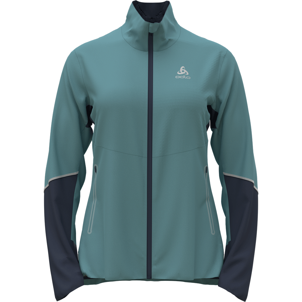 Odlo Langnes Jacke Damen reef waters dark sapphire