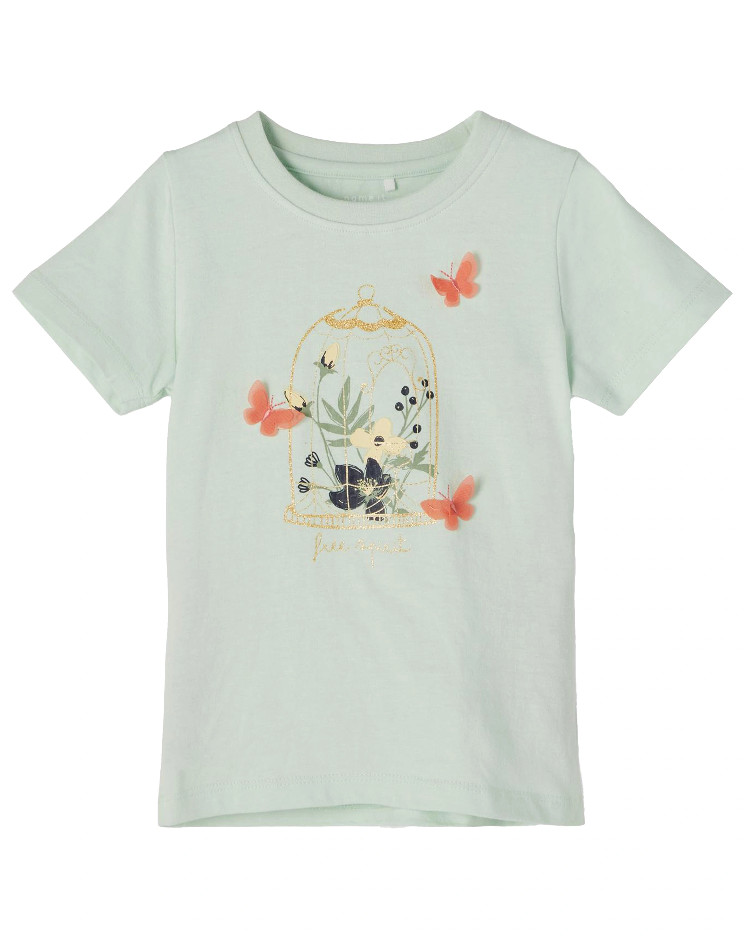 T-Shirt NMFFLORENCE SPRING in glacier