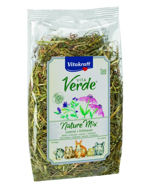 Vitakraft Vita-Verde Luzerne\/Echinacea - Knaagdiersnack - 125 g