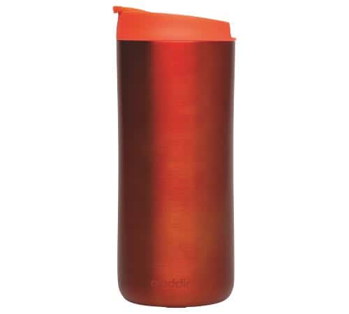 Mug isotherme Aladdin double paroi vide d'air inox rouge - 35 cl - ALADDIN