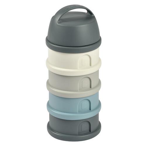 Boite Doseuse 4 Compartiments Mineral Grey/Blue - BEABA