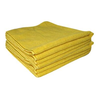 De Witte Tricot Soft - 5 chiffons microfibres 40 x 40 cm - jaune