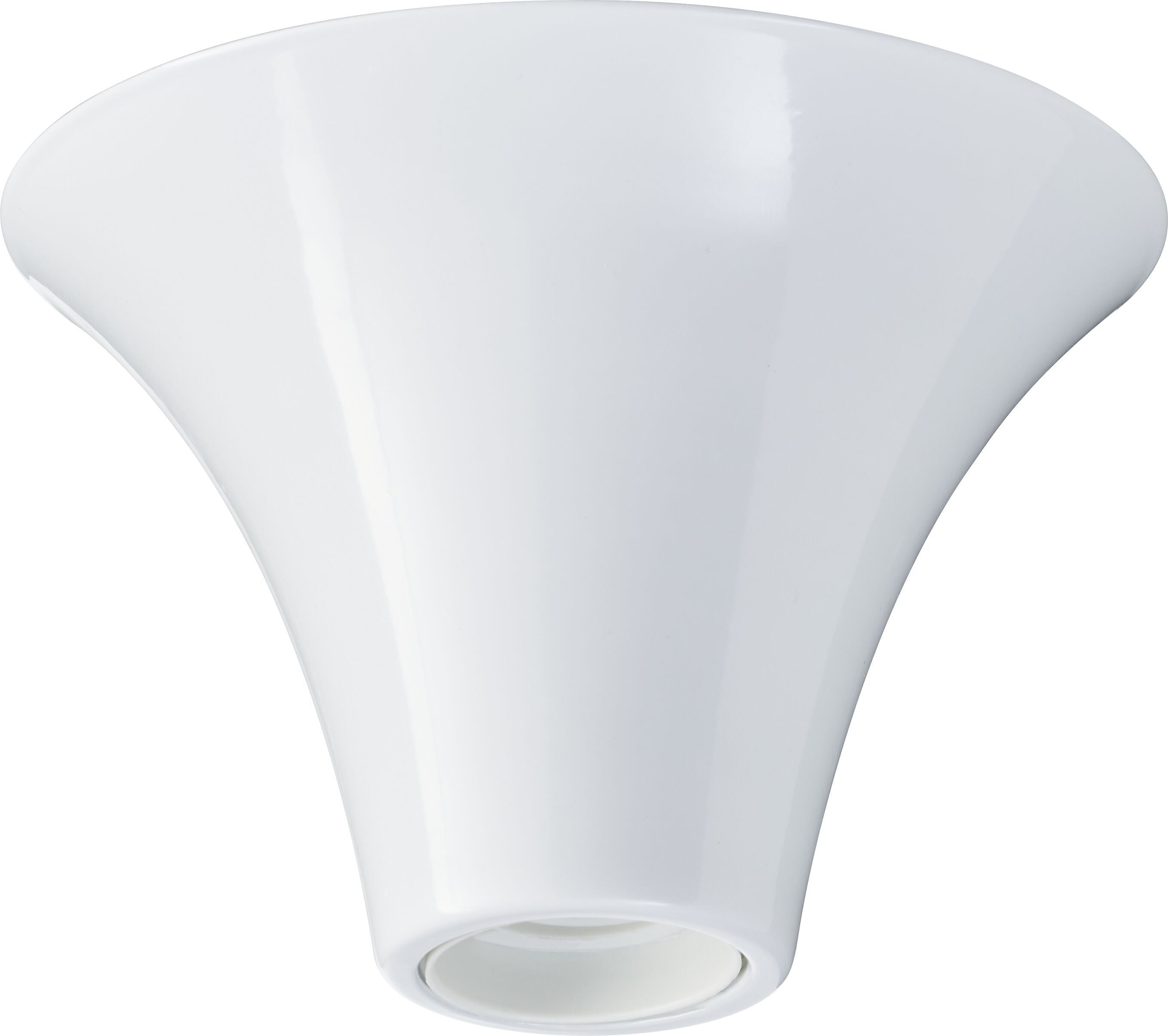 THEO Wand- / Deckenleuchte - Weiss / H: 10.0 cm x D: 14.0 cm