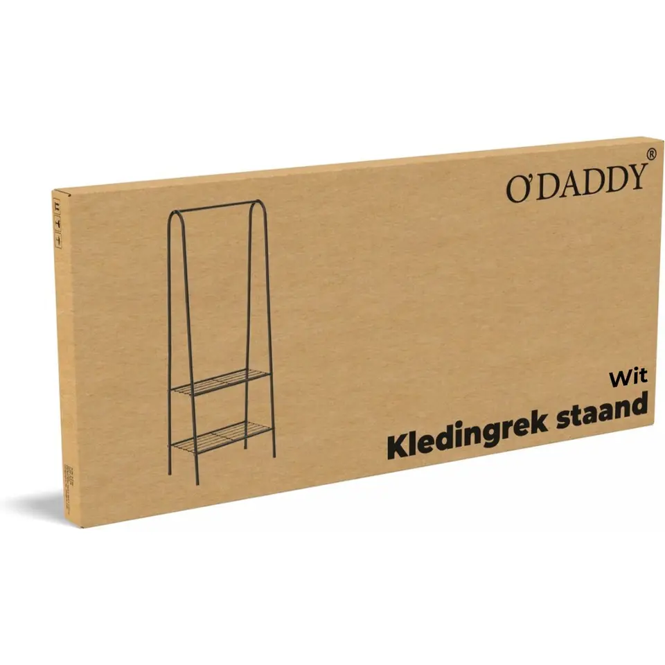 O'DADDY Kledingrek Staand - Garderoberek met Kledingstang