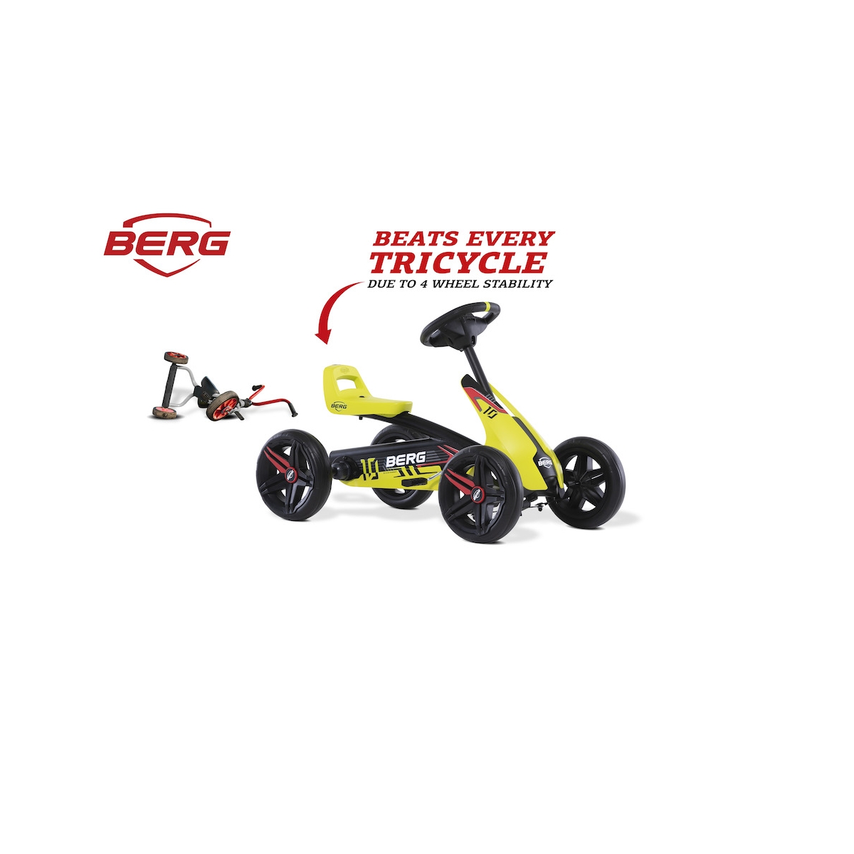 Kart à pédales buzzy aero