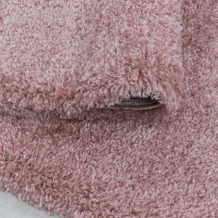 Hoogpolig vloerkleed - Fuzzy Roze | Stijlvol