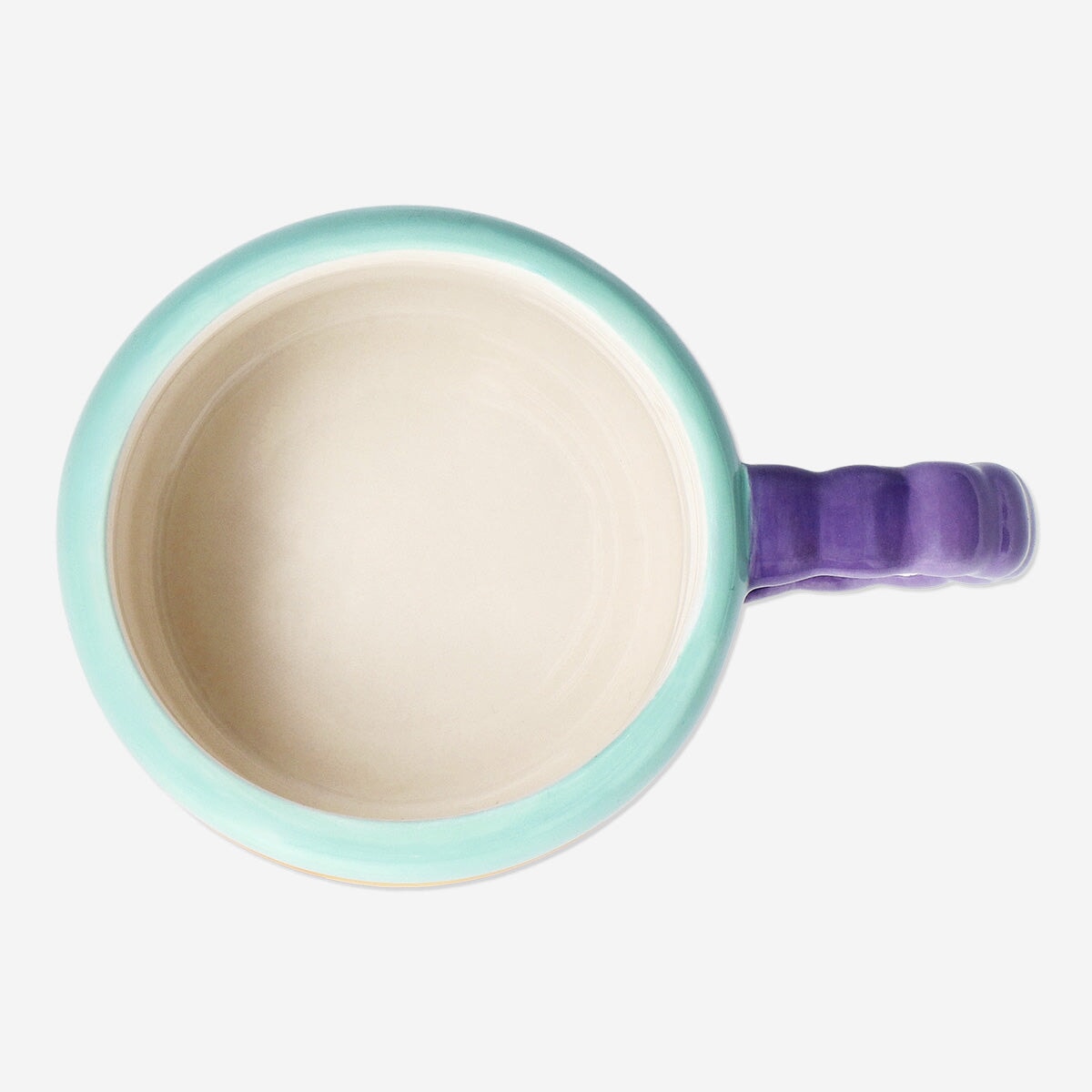 Farverigt krus med boblehank - 400 ml
