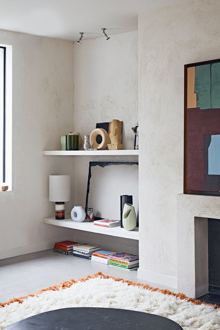 HKLIVING Fluffy Square Vloerkleed