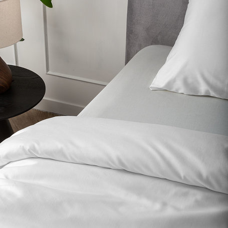 Dekbedovertrek Satin Luxury - Wit