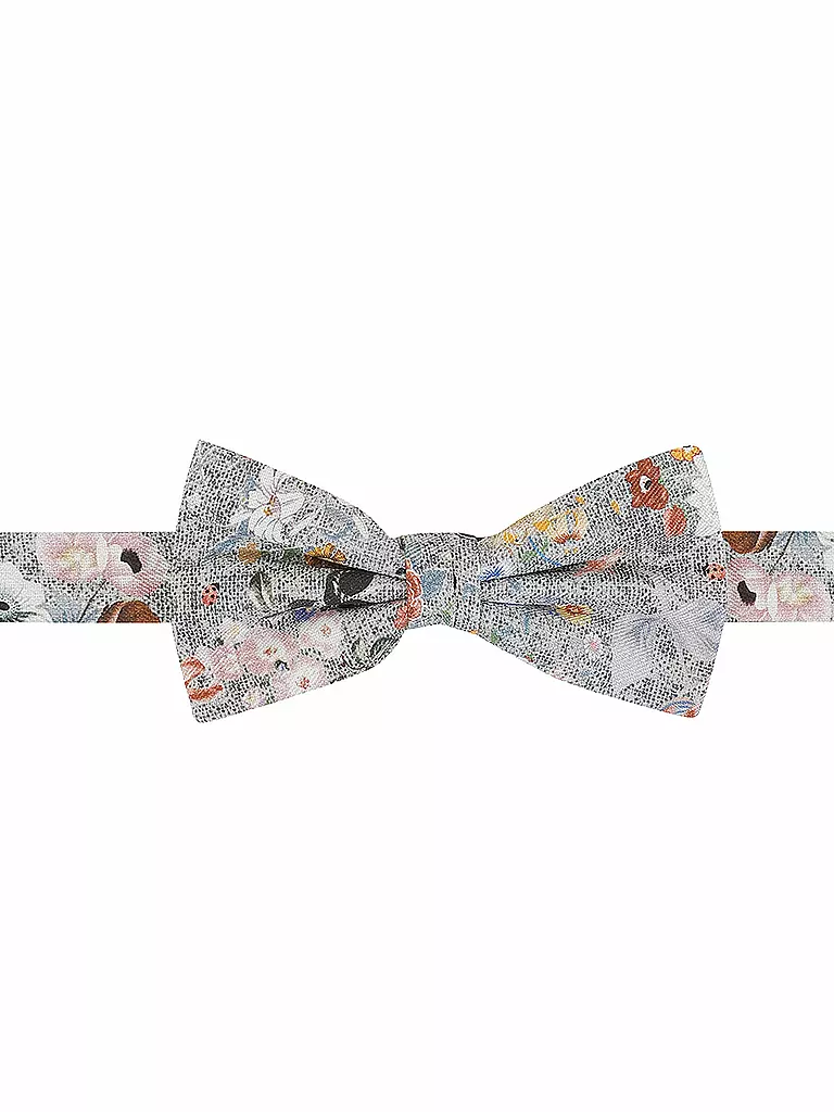 SEIDENFALTER Masche - Fliege PRINCE BOWTIE grau