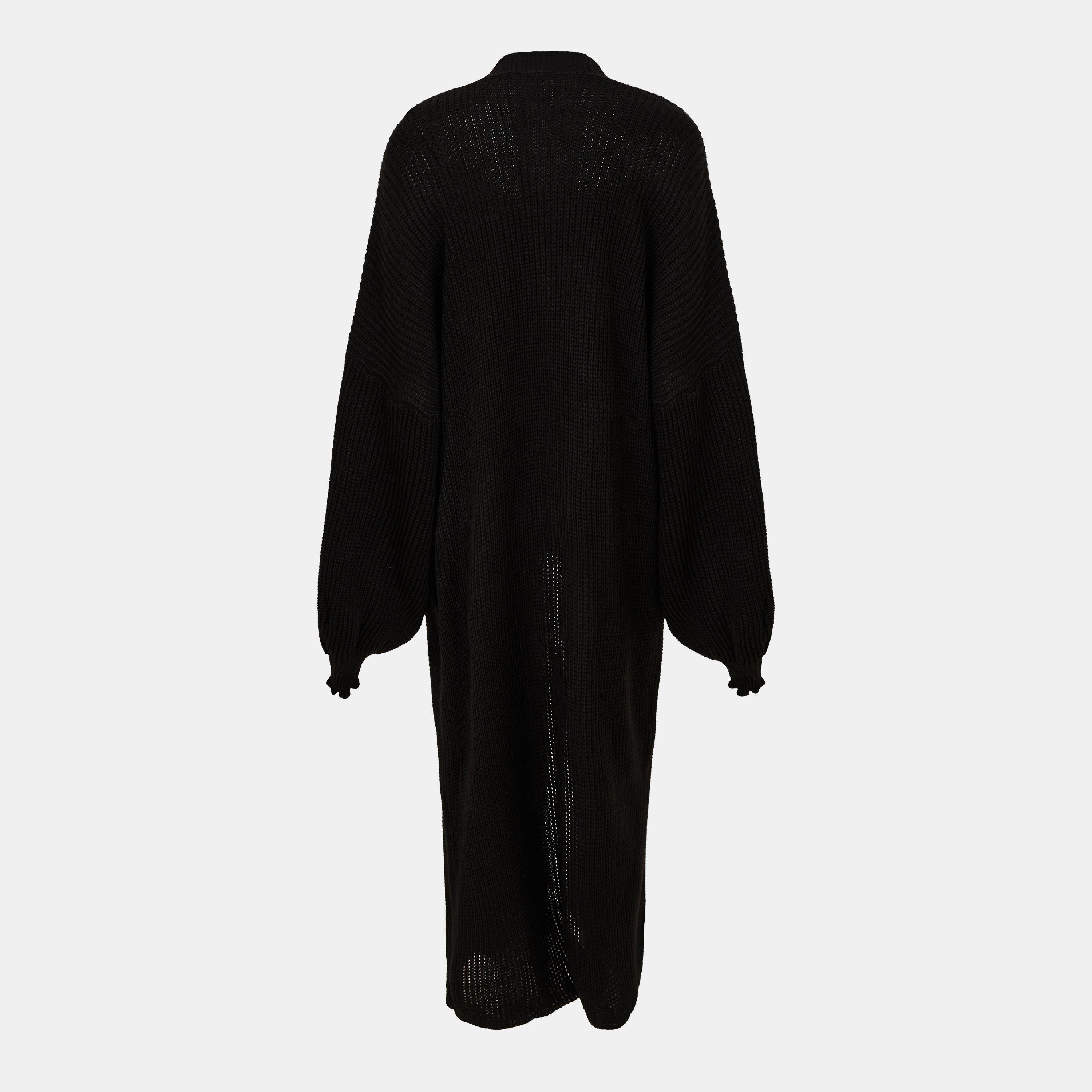 Missy Empire Balloon Sleeve Knitted Cardigan