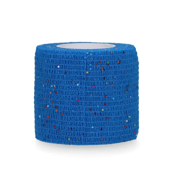 Bandasje Animal Blue Glitter Profi Plus 5 cm