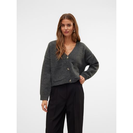 AWARE Gemma Cardigan, Dark Grey Melange, M