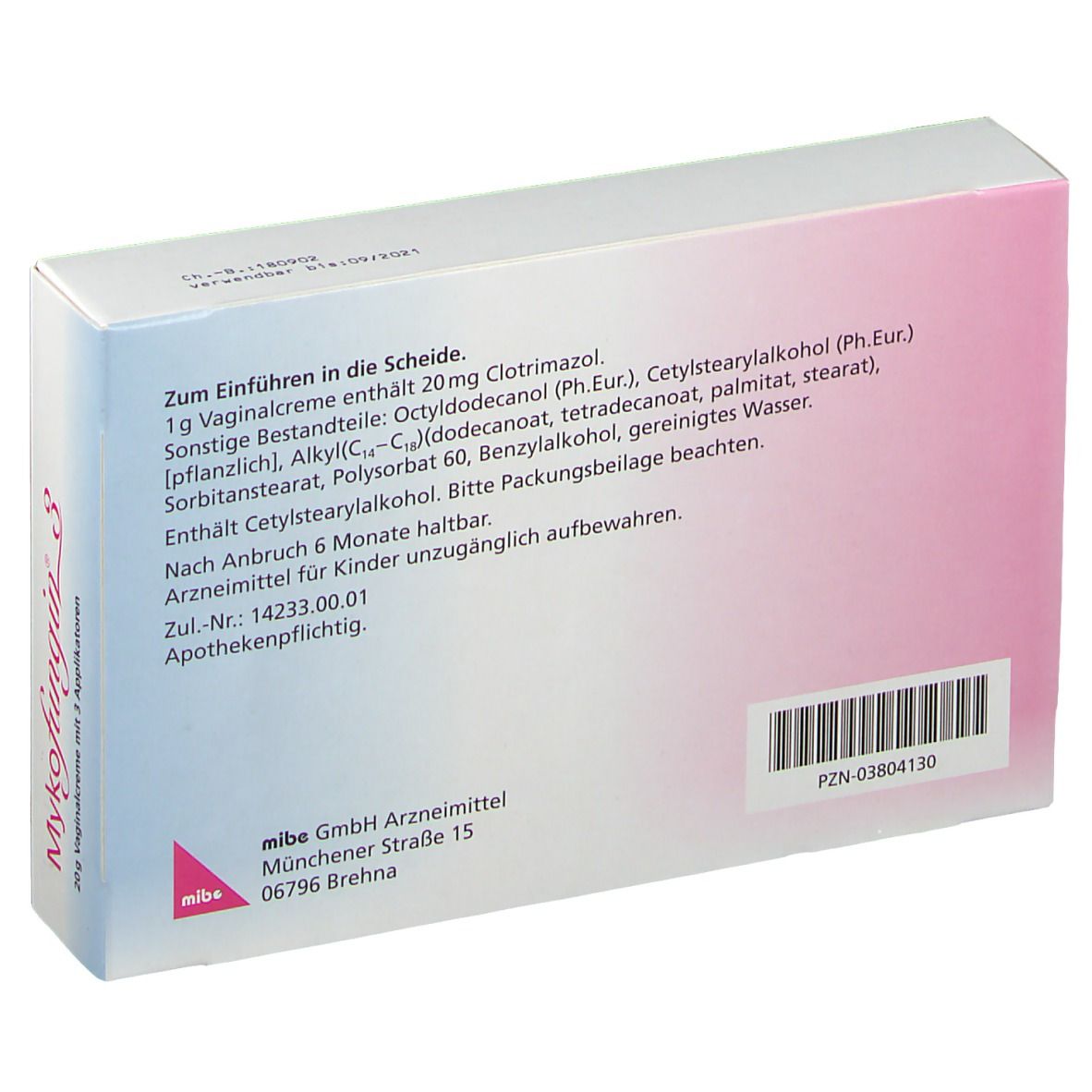 Mykofungin® 3, 2% Vaginalcreme