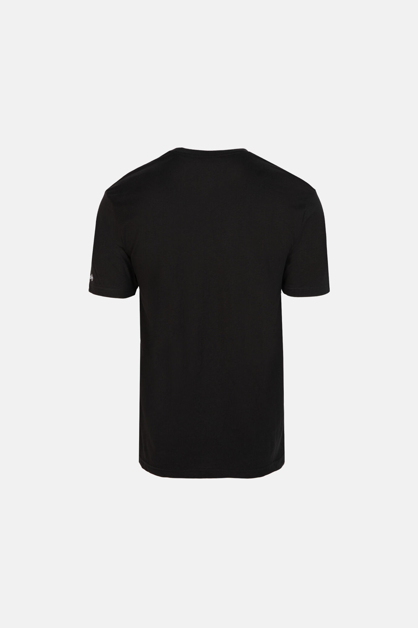 Camiseta unissex de algodão de manga curta - preta