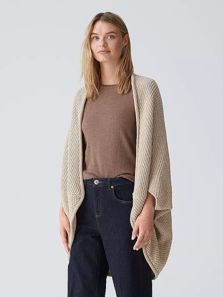 OPUS Strickjacke AMARYLLIS beige