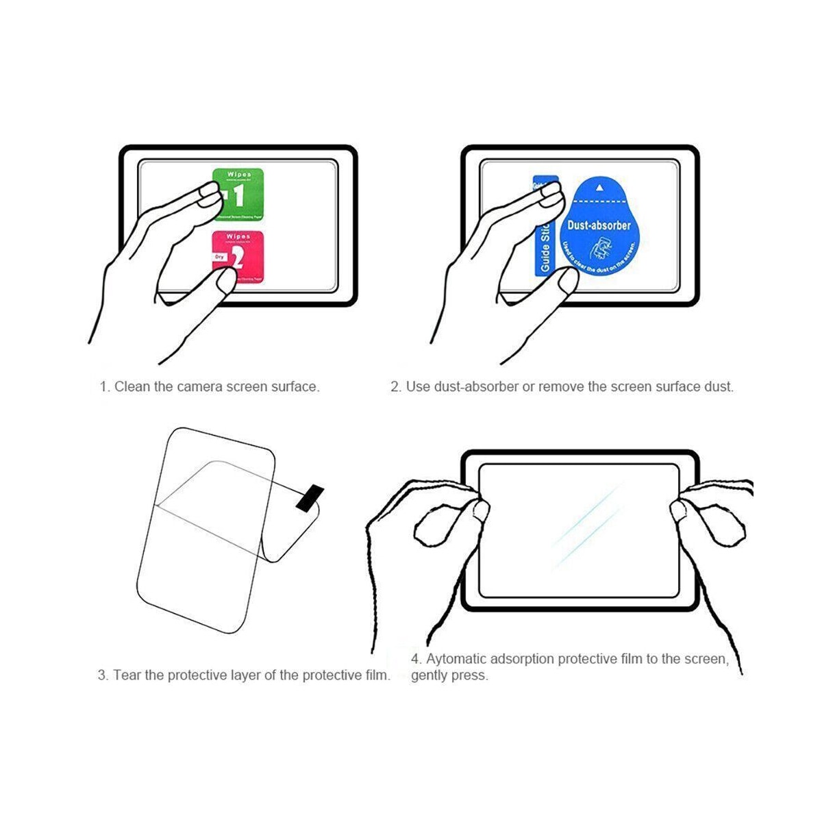 Skjermbeskyttelse og kamerabeskyttelse for GoPro Hero 9