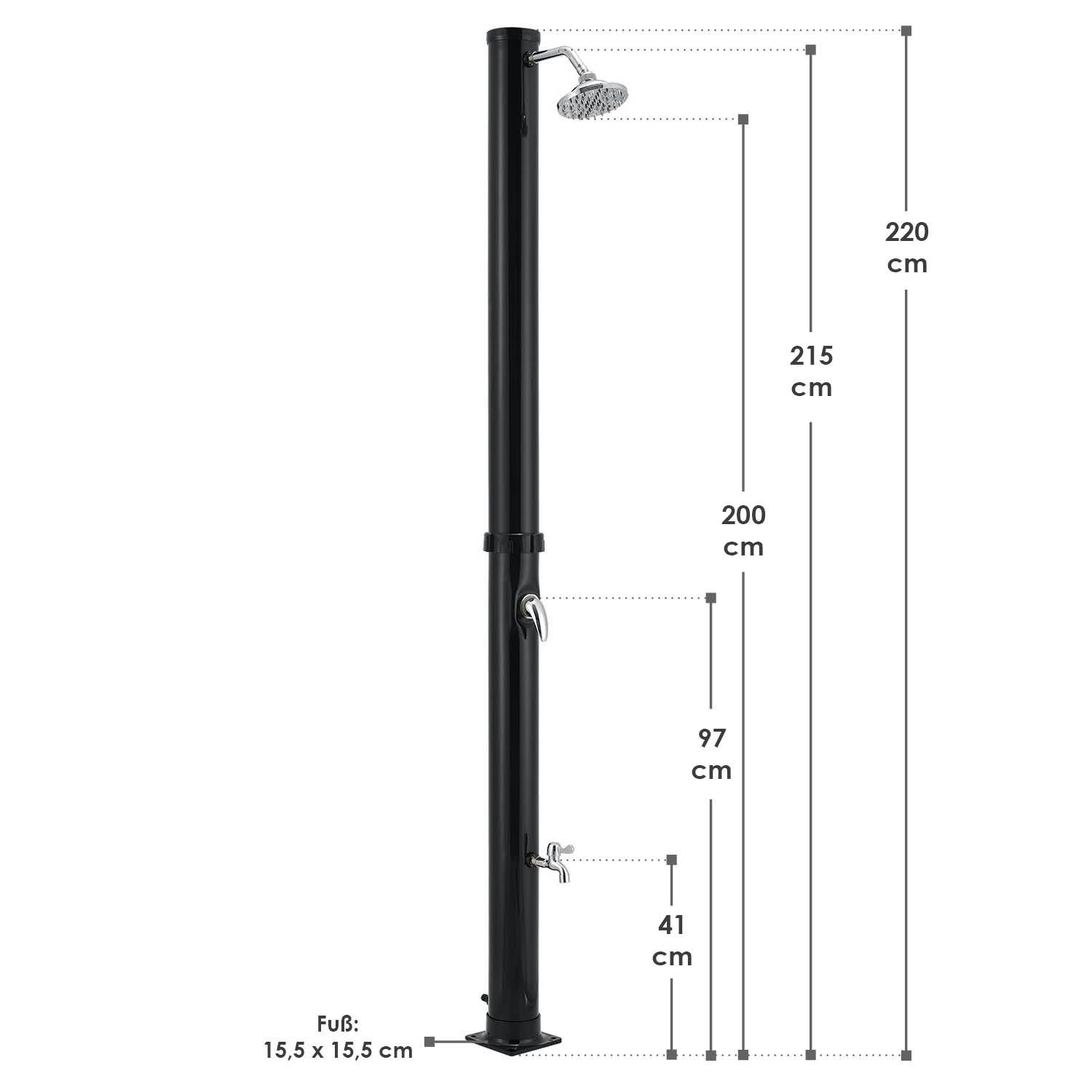 Victoria 20 liter solardouche