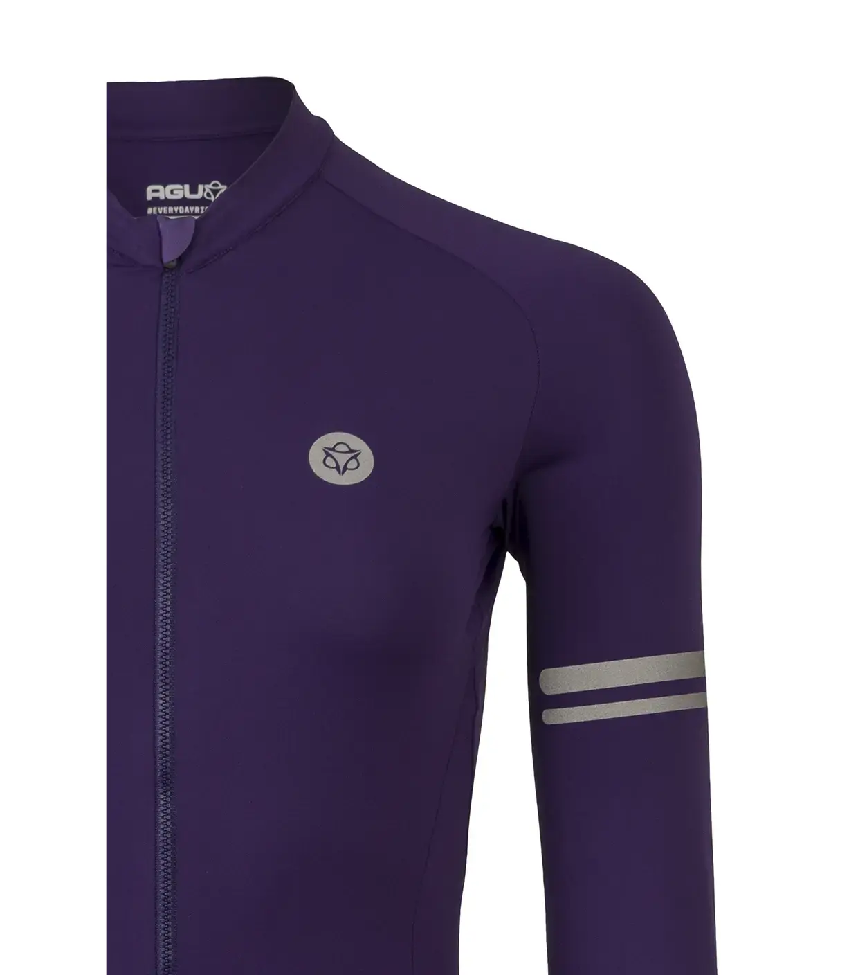 AGU Performance Solid Fietsshirt Lange Mouwen Paars Dames