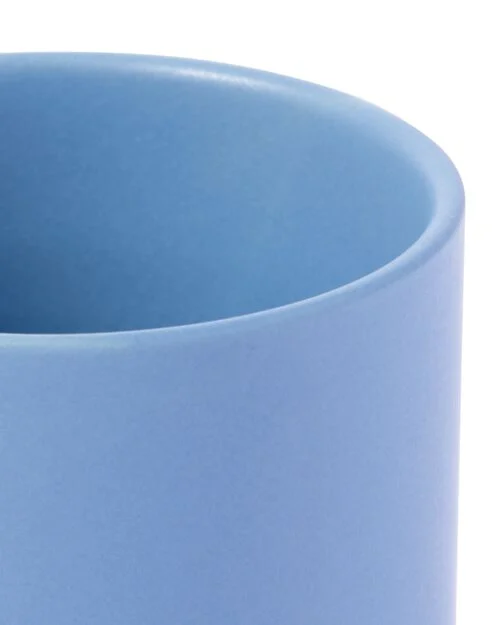 gobelet pour brosse à dents bleu