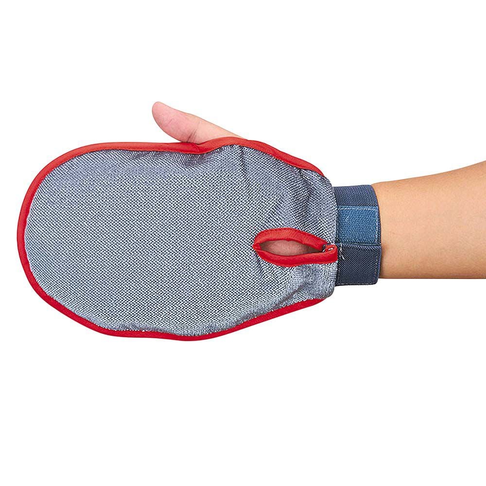 Gant brosse attrape poils double face