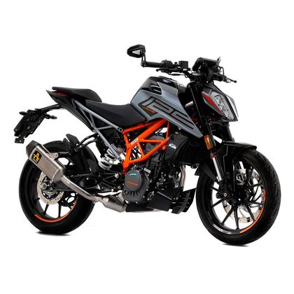 Silencieux Arrow indy race alu dark embout carbone
