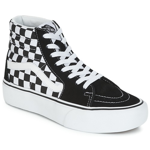 Vans - UA SK8-HI PLATFORM 2.0 - Noir / Blanc