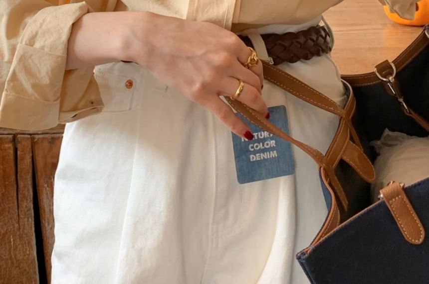 SeoulPop - Effen overhemd met lange mouwen